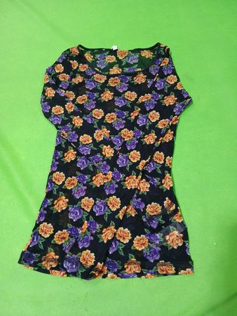 I LOVE H81 Floral Mesh Top