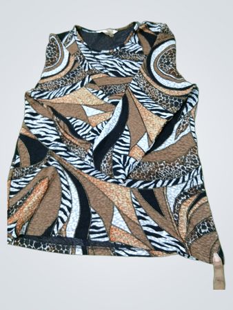 ALLISON DALEY ärmelloses Top mit Animal-Print
