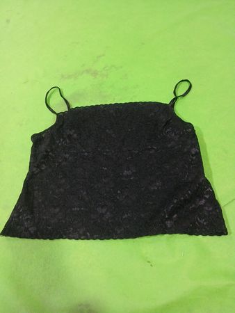 Schwarzes Spitzen-Camisole