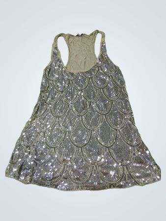 Charlotte Russe Pailletten-Top