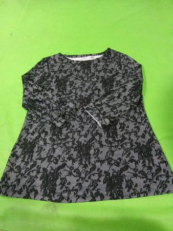 Croft & Barrow Schwarzes Spitzenkleid