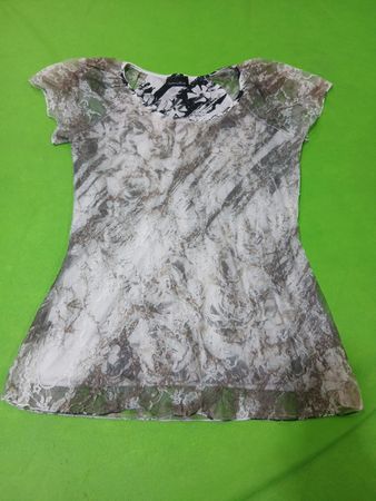 Brittany Black Lace Overlay Tunic Top