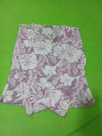 ENERGY Damen Top mit V-Ausschnitt und Blumenmuster