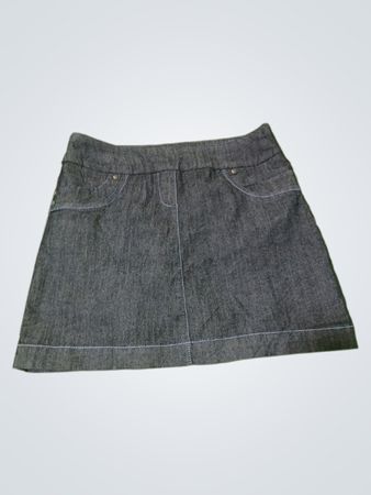 Contrast Petites The Original Comfort Denim Skirt