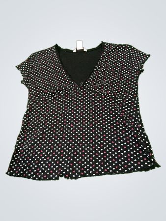 La Vie en Rose Herz-Print-Top