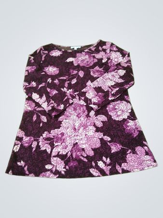 Langärmeliges Oberteil mit Penman-Blumenmuster