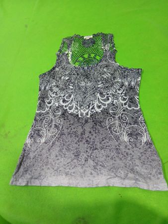 La Dama Damen-Top mit gehäkelten Details