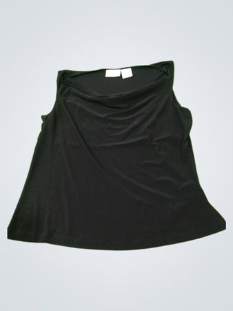 Worthington Stretch schwarzes ärmelloses Top