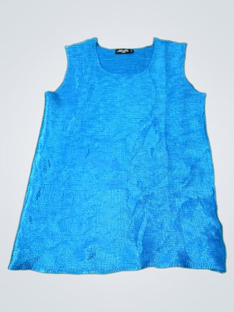Moffi Blue ärmelloses Top