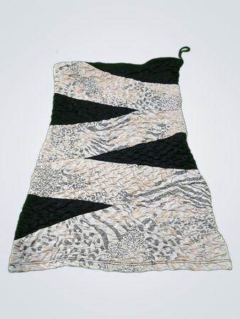 ARDENE Damen Animal-Print gerafftes trägerloses Kleid