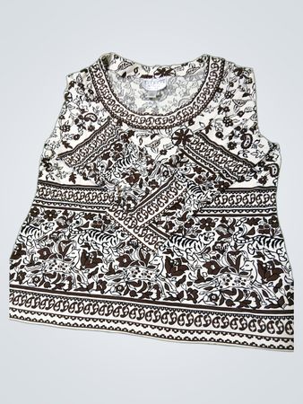 Talbots Collection Petites Reines Seiden-Ärmelloses Top
