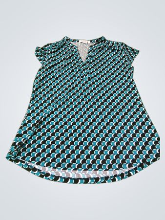 Liz Claiborne Petite Oberteil mit geometrischem Muster