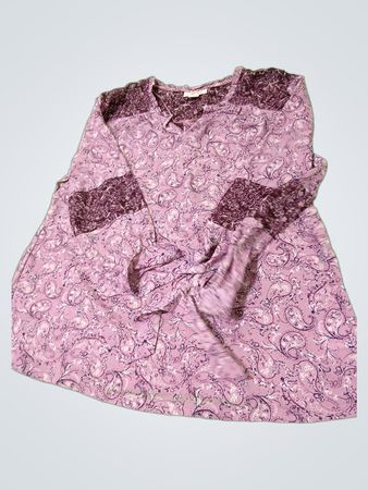 Style & Co Damen Bluse mit Paisley-Muster