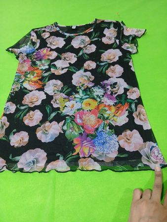 TRISTAN Blumendruck Mesh-Kleid