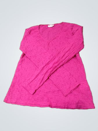 Laura Ashley Collection Pink strukturiertes Langarmshirt
