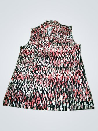 Anne Klein ärmelloses bedrucktes Top