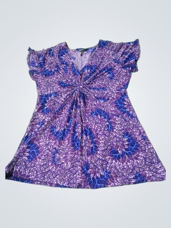 Daisy Fuentes Bedrucktes Tunika-Top