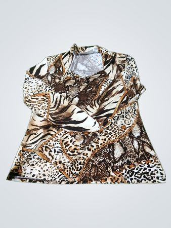 SIMONTON SAYS designed by George Simonton Animal-Print-Oberteil