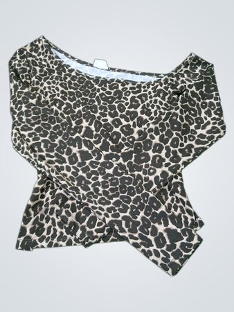 Cotton:On Leopard-Print Langarmshirt