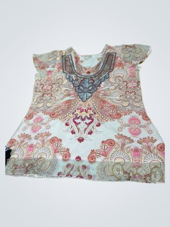 One World live and let live Damen 1X Top