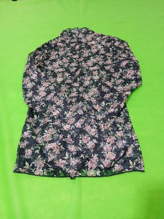 New Loox Kleid mit Blumenmuster und Spitzenbesatz