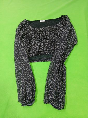 Ardene Floral Mesh Langarm-Top