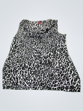 212 COLLECTION Leopard-Print ärmelloses Top