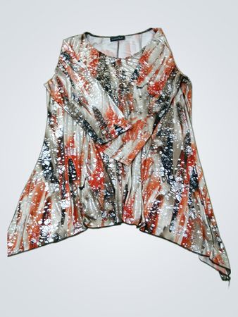 Brittany Schwarze Damen Tunika mit Print