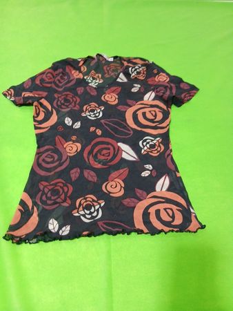 s.Oliver Floral Sheer Tunika-Top