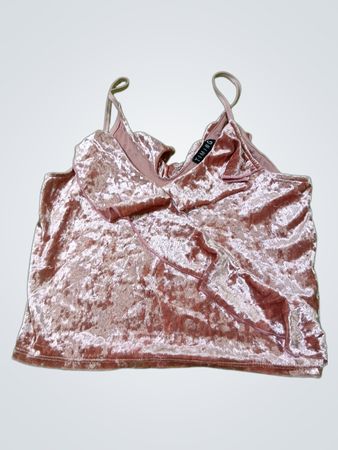TIMING Velvet-Camisole-Top