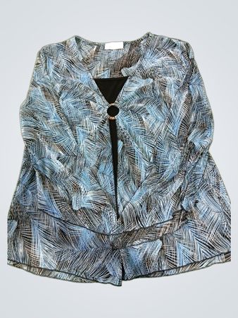 Dressbarn Woman bedruckte Bluse
