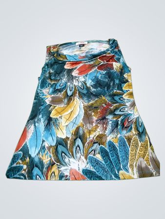 LE CARTHIER Feather Print ärmelloses Top