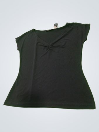 Axcess Black V-Ausschnitt T-Shirt