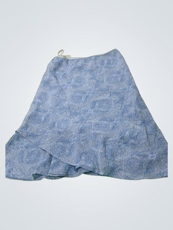 SURE Blauer gemusterter Rock Größe 40