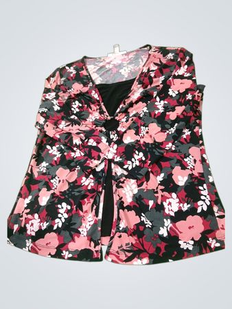 JM Collection Petite Oberteil mit Blumenmuster