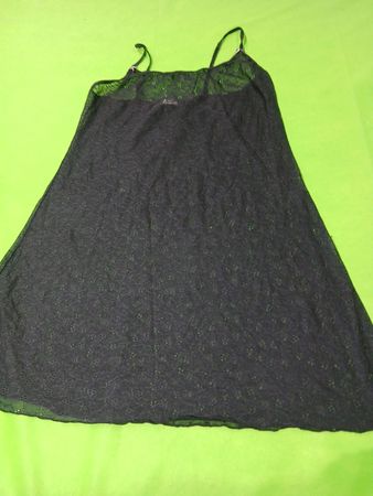 Rajorise Black Lace Slip Dress