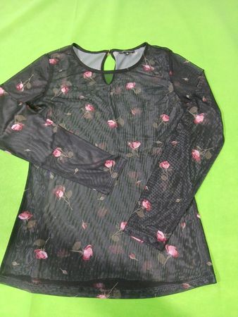 Dynamite Floral Mesh Top