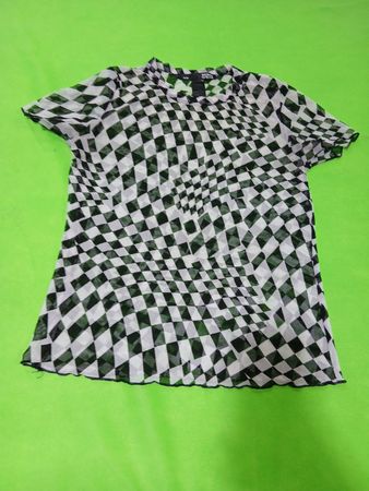 REBEL SUGAR top a rete a quadretti