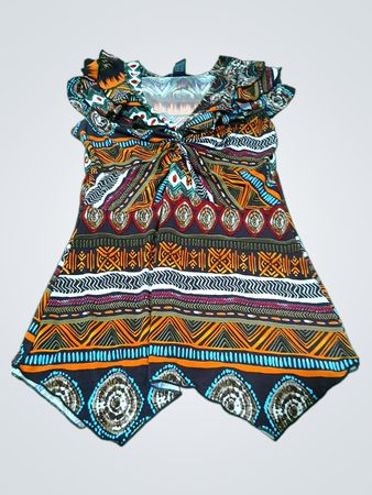 Suzie in the City Women's Short Sleeve Printed Top
