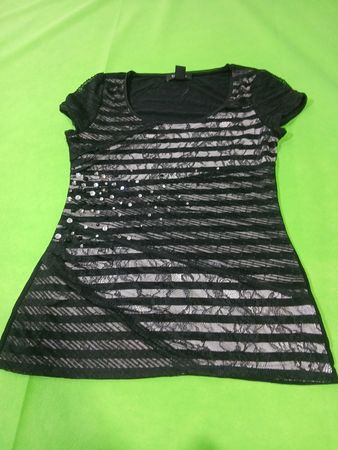 White House Black Market Kurzarm-Oberteil