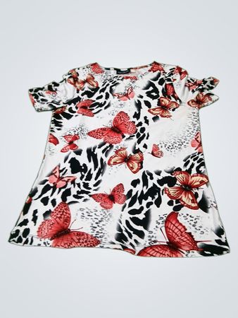T-shirt pour femme SIXTH SENSE avec imprimé papillon