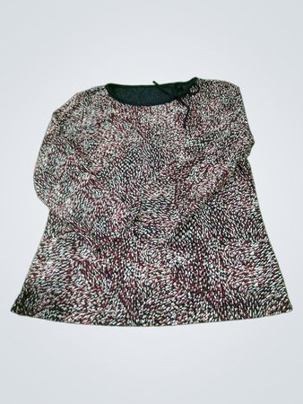 Top a manica lunga con stampa