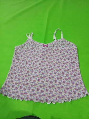 Floral Print Camisole with Bow