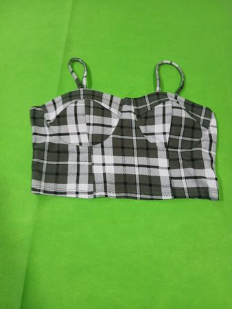 Plaid Crop Top