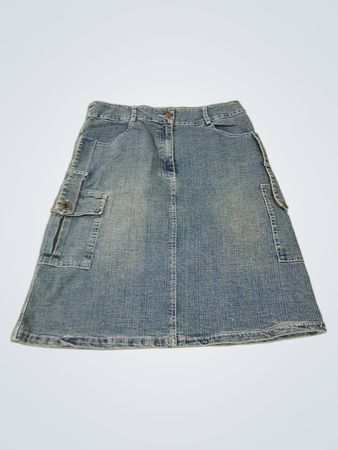 HIACE Denim Cargo Skirt