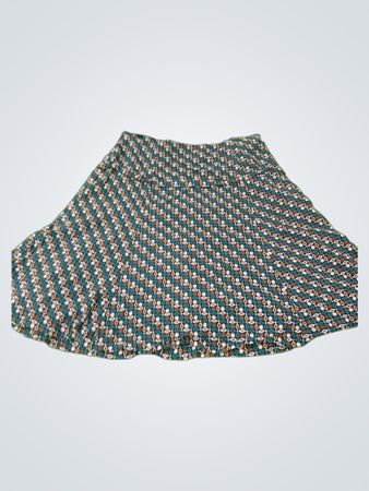 Jupe trapèze SMARSET à motif géométrique