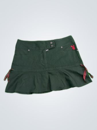 Mini-jupe Olive Green Playboy