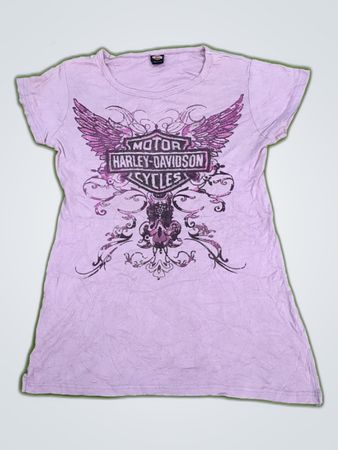 Harley-Davidson Pink Motorcycle T-Shirt