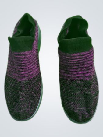 Purple Knit Shoes