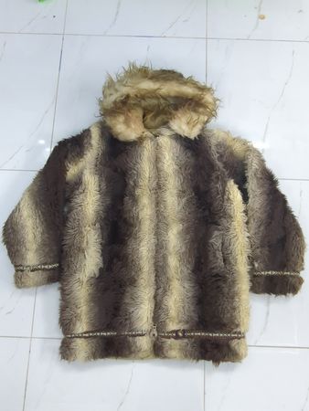 Hooded Fur Coat